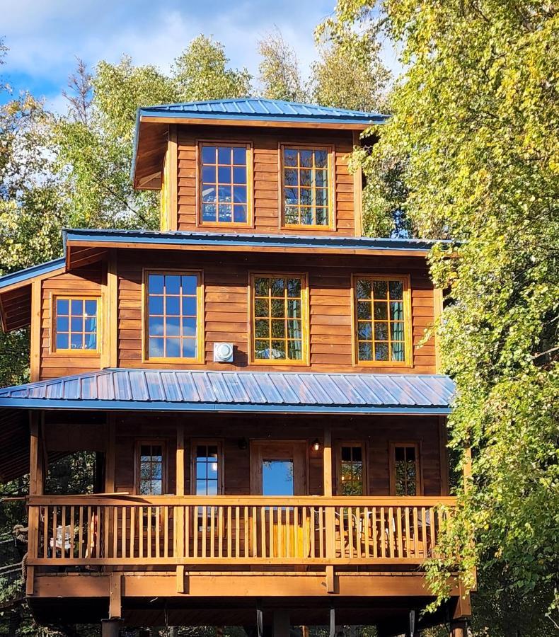 The Eagle'S Nest Treehouse Cabin Palmer Εξωτερικό φωτογραφία