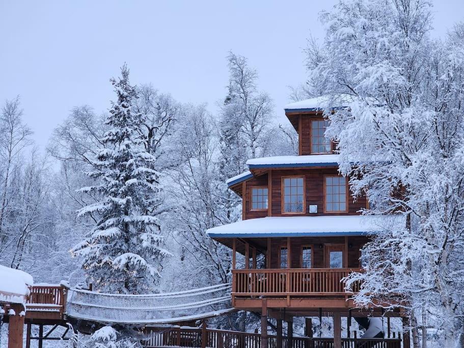 The Eagle'S Nest Treehouse Cabin Palmer Εξωτερικό φωτογραφία